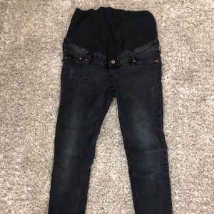 H&M maternity skinny jeans with high waistband 8